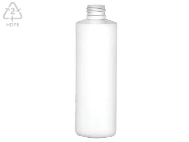 Whole sale box- 347 bottles of -8 Oz HDPE White 24/410 Finish, HDPE, Cylinder Round, made in Canada