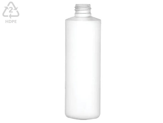 Whole sale box- 347 bottles of -8 Oz HDPE White 24/410 Finish, HDPE, Cylinder Round, made in Canada